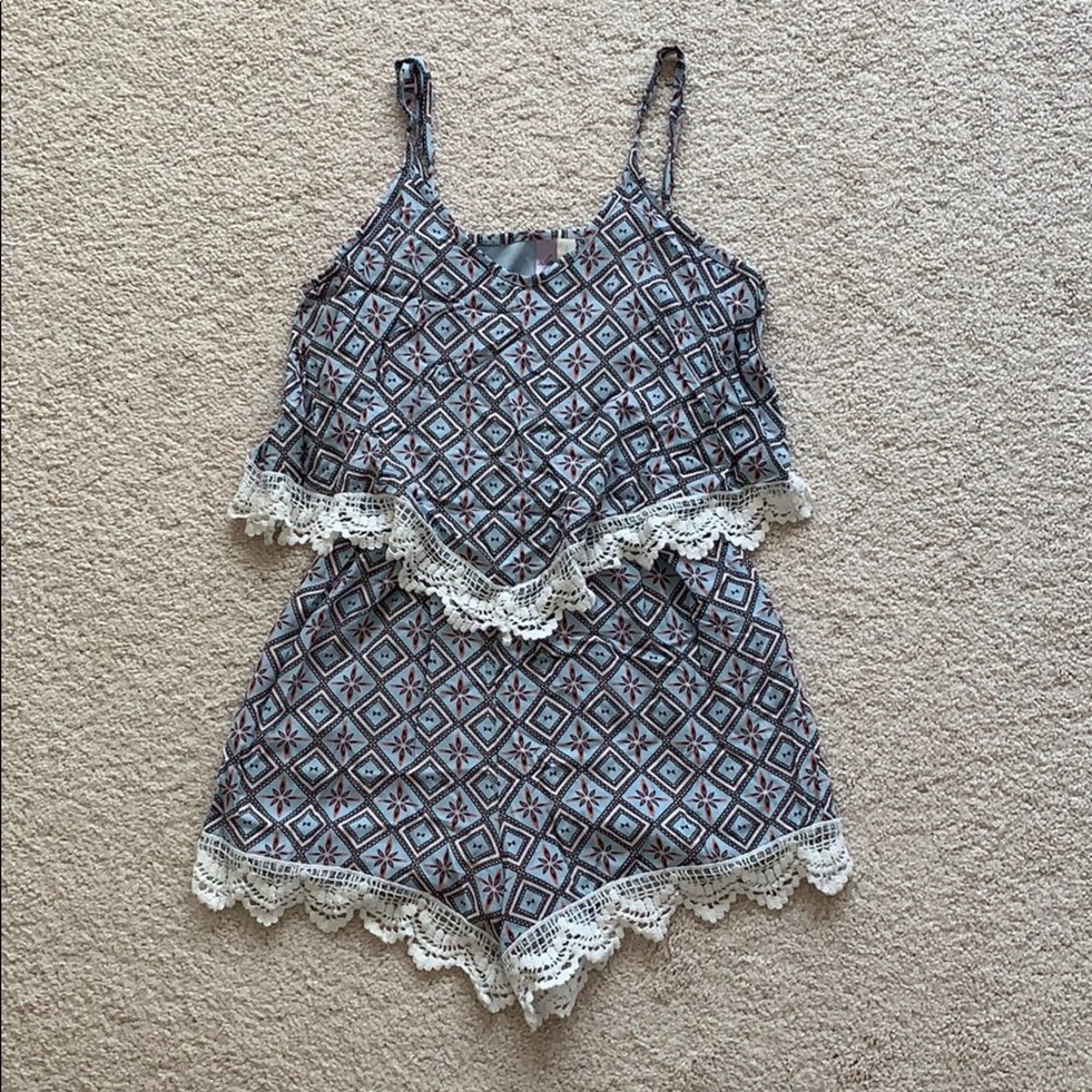 Francesca’s blue romper